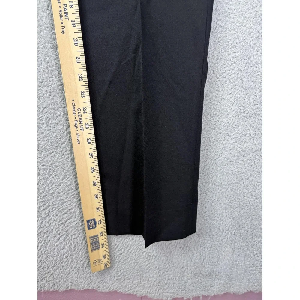 Britches Dress Pants Mens 36x32 Black Acetate Lined Flat Front Classic Business